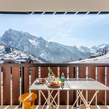 L'Oree Des Aravis - Au Pied Des Pistes Manigod Exterior foto